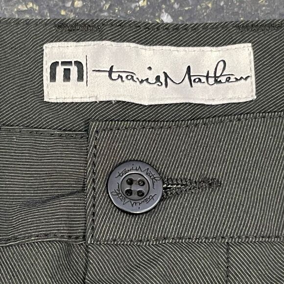 Travis Mathew Black Flat Front Golf Shirts. Size 36. - Picture 4 of 10